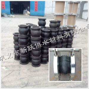 我公司橡膠接頭產品使用在鶴壁浚縣工程